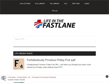 Tablet Screenshot of lifeinthefastlane.com